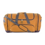 Sac de sport en polyester 600D recyclé avec plusieurs poches Academy couleur orange première vue