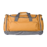 Sac de sport en polyester 600D recyclé avec plusieurs poches Academy couleur orange deuxième vue