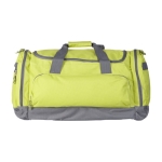 Sac de sport en polyester 600D recyclé avec plusieurs poches Academy couleur vert clair première vue