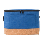 Sac isotherme avec détail en liège pour 12 canettes Exclusive couleur bleu première vue