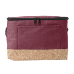 Sac isotherme avec détail en liège pour 12 canettes Exclusive couleur rouge première vue