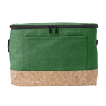 Sac isotherme avec détail en liège pour 12 canettes Exclusive couleur vert première vue