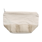 Trousse de toilette d'entreprise simple en coton 280 g/m² Craft couleur beige deuxième vue