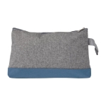 Trousse de toilette en polycanevas avec détails colorés Grey couleur bleu première vue