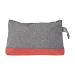 Trousse de toilette en polycanevas avec détails colorés Grey couleur rouge première vue