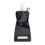 Gourde pliable fabriqué dans un plastique souple 420ml Rebel couleur noir première vue