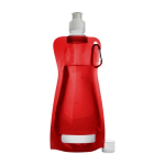 Gourde pliable fabriqué dans un plastique souple 420ml Rebel couleur rouge première vue