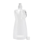 Gourde pliable fabriqué dans un plastique souple 420ml Rebel couleur blanc deuxième vue