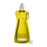 Gourde pliable fabriqué dans un plastique souple 420ml Rebel couleur jaune première vue