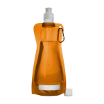 Gourde pliable fabriqué dans un plastique souple 420ml Rebel couleur orange première vue