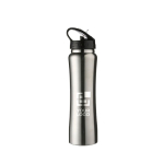 Gourde en acier inoxydable avec embout 500 ml Performance Blackcap couleur argenté avec zone d'impression