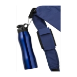 Gourde en acier avec mousqueton et bec 700 ml Inox Sender couleur bleu roi quatrième vue