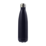 Bouteille en acier inoxydable avec bouchon à vis argenté 650ml couleur bleu foncé première vue