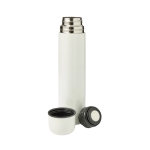Grand thermos en acier inoxydable de couleur brillante 1L Extra Colors couleur blanc deuxième vue