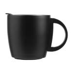 Mug personnalisé avec anse et base antidérapante 350ml Antislip couleur noir cinquième vue