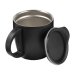 Mug personnalisé avec anse et base antidérapante 350ml Antislip couleur noir neuvième vue