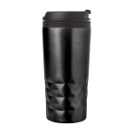 Mug avec fonction thermos et forme géométrique 300ml Trilliant Colors couleur noir quatrième vue