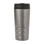 Mug avec fonction thermos et forme géométrique 300ml Trilliant Colors couleur argenté première vue