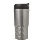 Mug avec fonction thermos et forme géométrique 300ml Trilliant Colors couleur argenté quatrième vue