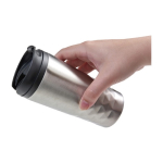 Mug avec fonction thermos et forme géométrique 300ml Trilliant Colors couleur argenté cinquième vue