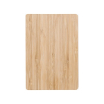 Carnet durable en bambou avec stylo A5 pages lignées EcoBamboo couleur marron deuxième vue
