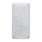 Petite calculatrice en ABS et bambou à énergie solaire et piles Design couleur bois deuxième vue