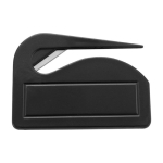 Coupe-papier ouvre-lettres en plastique avec lame en métal Colors couleur noir première vue