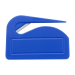 Coupe-papier ouvre-lettres en plastique avec lame en métal Colors couleur bleu roi première vue