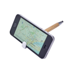 Stylo tactile avec support portable, encre bleue, Bamboo Versatile couleur blanc deuxième vue