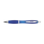 Stylo publicitaire avec finition antidérapante Encre Bleue Colors couleur bleu première vue