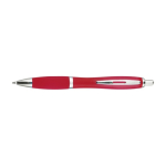 Stylo publicitaire avec finition antidérapante Encre Bleue Colors couleur rouge première vue