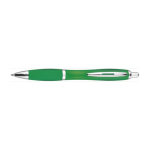 Stylo publicitaire avec finition antidérapante Encre Bleue Colors couleur vert première vue
