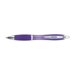 Stylo publicitaire avec finition antidérapante Encre Bleue Colors couleur violet première vue