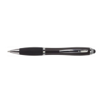 Stylo antidérapants avec stylet et encre caoutchoutée noire Touch couleur noir première vue