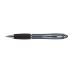 Stylo antidérapants avec stylet et encre caoutchoutée noire Touch couleur gris foncé première vue
