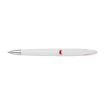 Stylo avec clip en forme de cygne et Encre Noire White Swan couleur rouge première vue