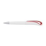 Stylo avec clip en forme de cygne et Encre Noire White Swan couleur rouge deuxième vue