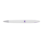 Stylo avec clip en forme de cygne et Encre Noire White Swan couleur violet première vue