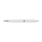 Stylo avec clip en forme de cygne et Encre Noire White Swan couleur bleu ciel première vue