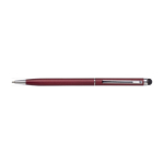 Stylo fin avec pointe tactile, couleur chromée, encre bleue Vip Thin couleur bordeaux première vue