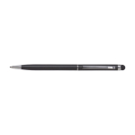 Stylo fin avec pointe tactile, couleur chromée, encre bleue Vip Thin couleur noir première vue