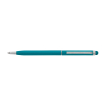 Stylo fin avec pointe tactile, couleur chromée, encre bleue Vip Thin couleur turquoise première vue