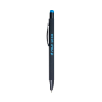 Stylo avec logo gravé au laser avec la couleur du pointeur laser couleur bleu ciel avec zone d'impression