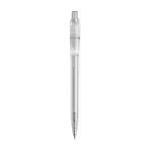 Stylos publicitaire avec Encre Bleue Dokumental Stilolinea Oslo couleur blanc première vue