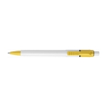 Stylo en ABS avec clip, pointe colorée et Encre Bleue Stilolinea Baron couleur jaune première vue