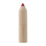 6 crayons de couleur promotionnels dans un tube crayon Mini Pencil couleur marron première vue