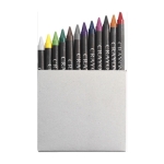 12 crayons de couleur dans une boîte en carton Multicolor 12 première vue