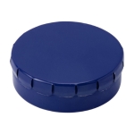 Boîte personnalisable avec 40 pastilles de menthe sans sucre Clic Clac couleur bleu roi troisième vue