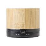 Enceinte Bluetooth personnalisée en bois de style classique couleur noir première vue