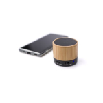 Enceinte Bluetooth personnalisée en bois de style classique couleur noir septième vue